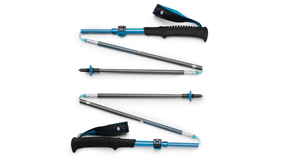 Black Diamond Distance Carbon FLZ Trekking Poles, Desert Sky, 140 cm, BD11255540071401