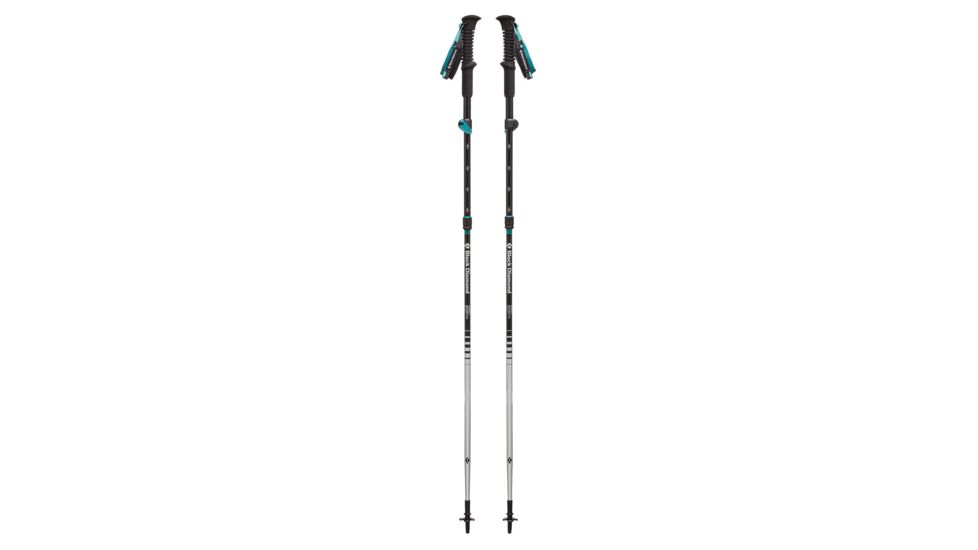 Black Diamond Distance FLZ Womens Z Trekking Poles, Evegreen, 125 cm BD11220700001251