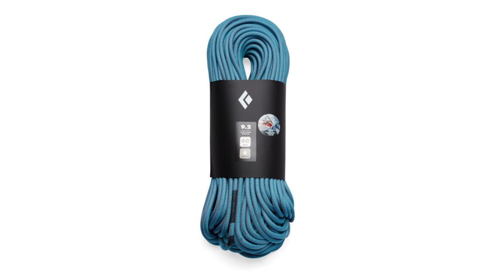 Black Diamond Dry Rope 9.2 mm Babsi Edition, Blue/Red, 80m, BD32311593620801