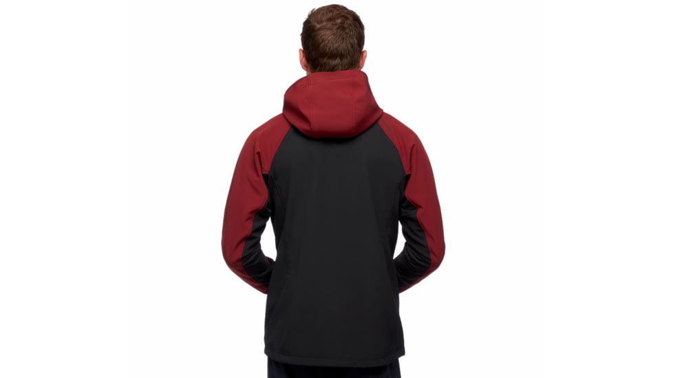 Black Diamond Element Hoody - Mens, Dark Crimson/Black, Extra Large, AP7440249162XLG1