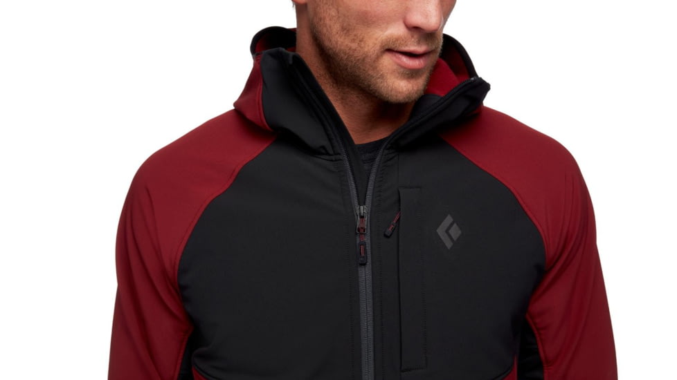 Black Diamond Element Hoody - Mens, Dark Crimson/Black, Extra Large, AP7440249162XLG1