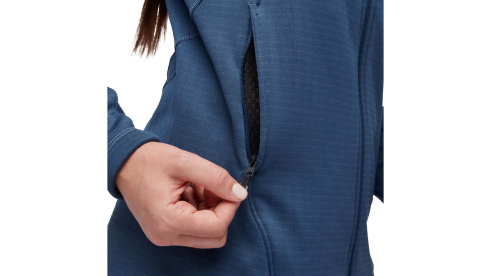 Black Diamond Factor Hoody - Womens, Ink Blue, Large, AP7440804014LRG1