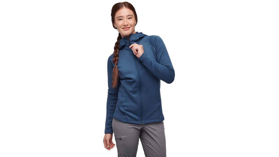 Black Diamond Factor Hoody - Womens, Ink Blue, Large, AP7440804014LRG1