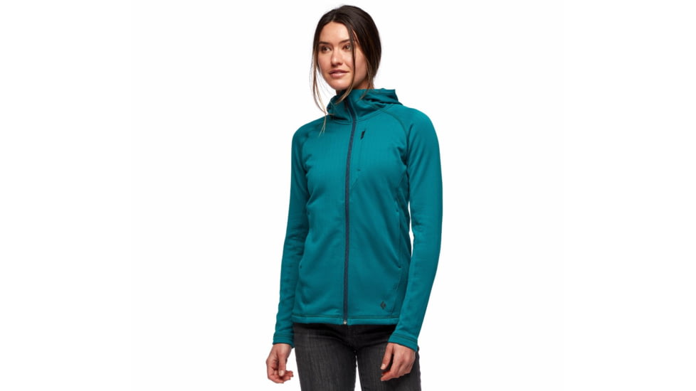 Black Diamond Factor Hoody - Womens, Sea Pine, Large, AP7440803032LRG1