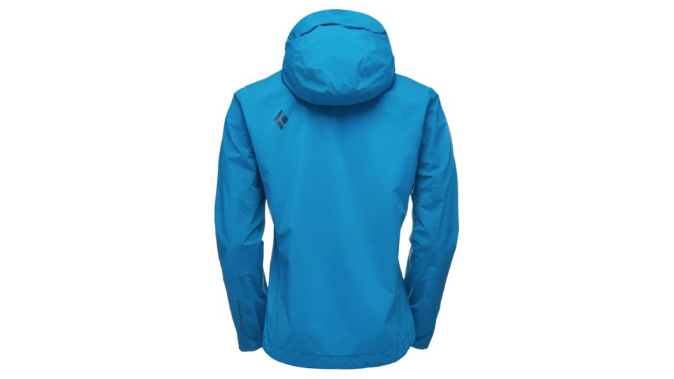 Black Diamond Fineline Stretch Rain Shell Jackets - Men, Kingfisher, Large, APH3JN426LRG1