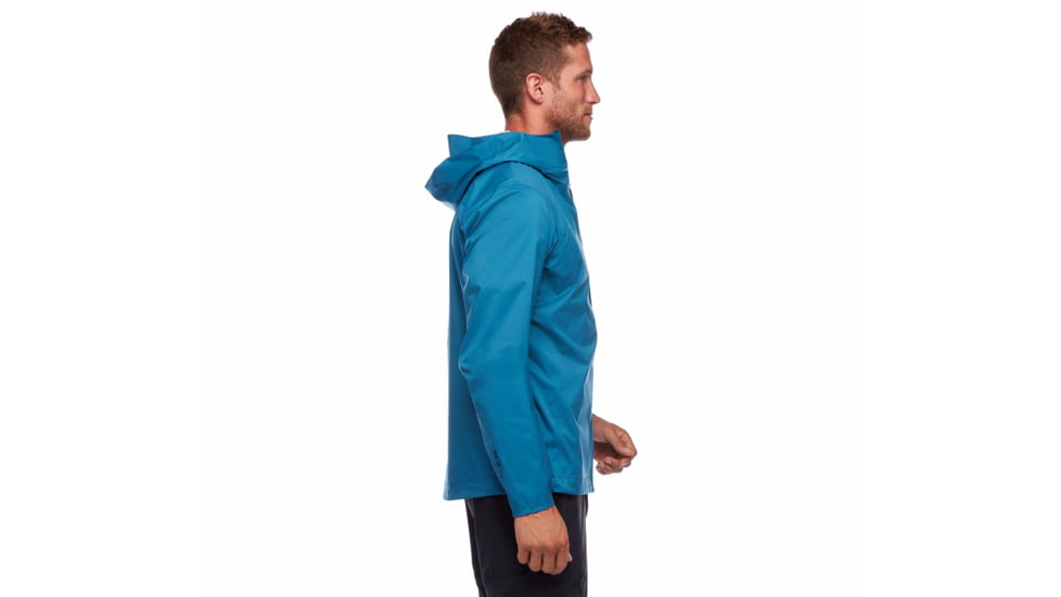 Black Diamond Fineline Stretch Rain Shell - Mens, Astral Blue, Small, APH3JN4002SML1