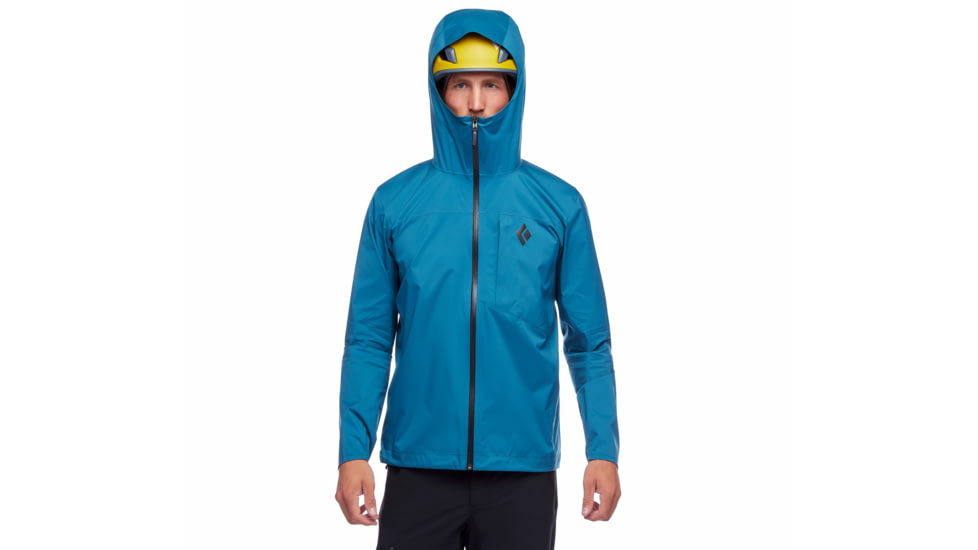 Black Diamond Fineline Stretch Rain Shell - Mens, Astral Blue, Small, APH3JN4002SML1