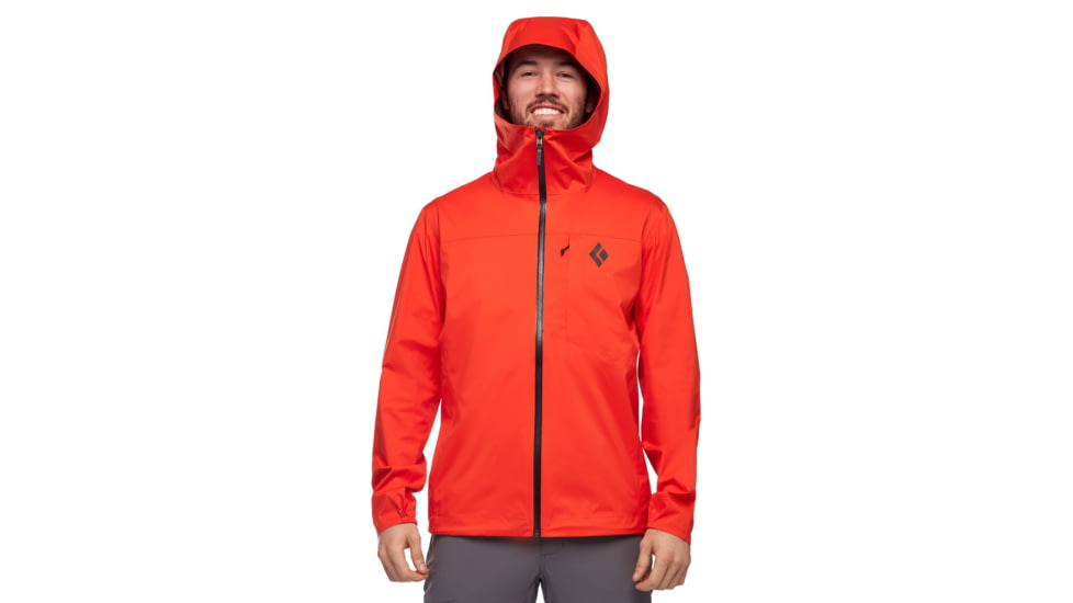 Black Diamond Fineline Stretch Rain Shell - Mens, Octane, Small, APH3JN8001SML1