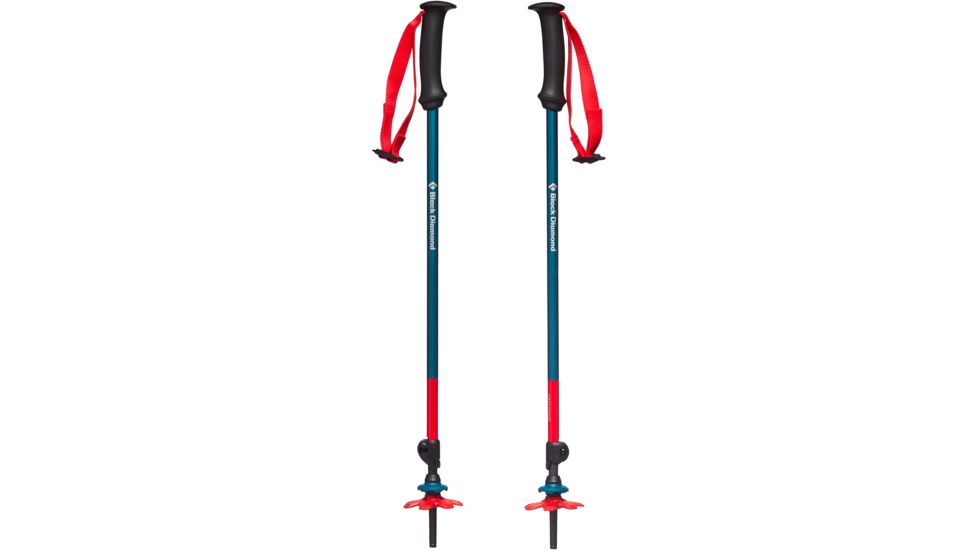 Black Diamond First Strike Trekking Poles, Fjord Blue, BD1122284032ALL1