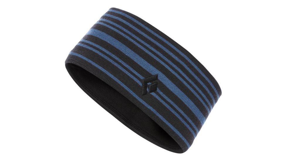 Black Diamond Flagstaff Headband, Smoke/Astral Blue/Stripe, One Size, AP7240009085ALL1