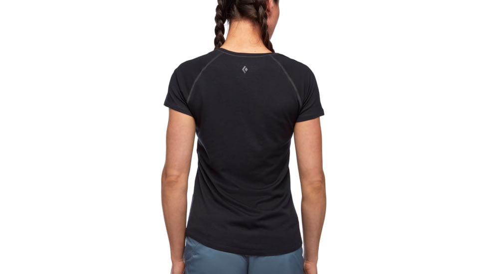 Black Diamond Flux Merino Shirt - Womens, Black, Extra Small, AP7520430002XSM1