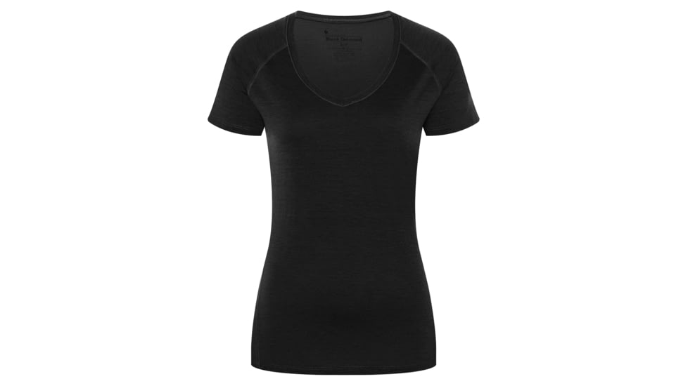 Black Diamond Flux Merino Shirt - Womens, Black, Extra Small, AP7520430002XSM1