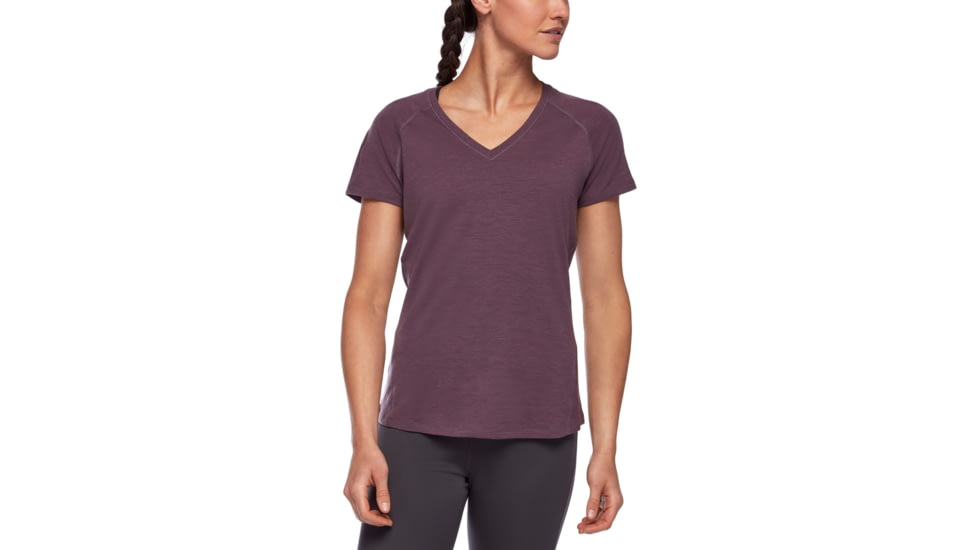 Black Diamond Flux Merino Shirt - Womens, Mulberry, Extra Small, AP7520435003XSM1