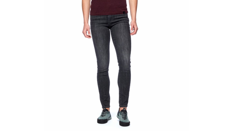 Black Diamond Forged Denim Pants - Womens, Carbon Wash, 8, AP75002100540081