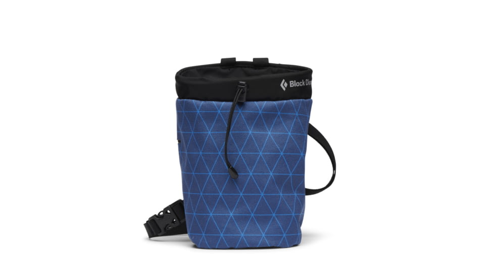 Black Diamond Gym Chalk Bag, Ultra Blue Triangle, Medium/Large, BD6301124074M-L1