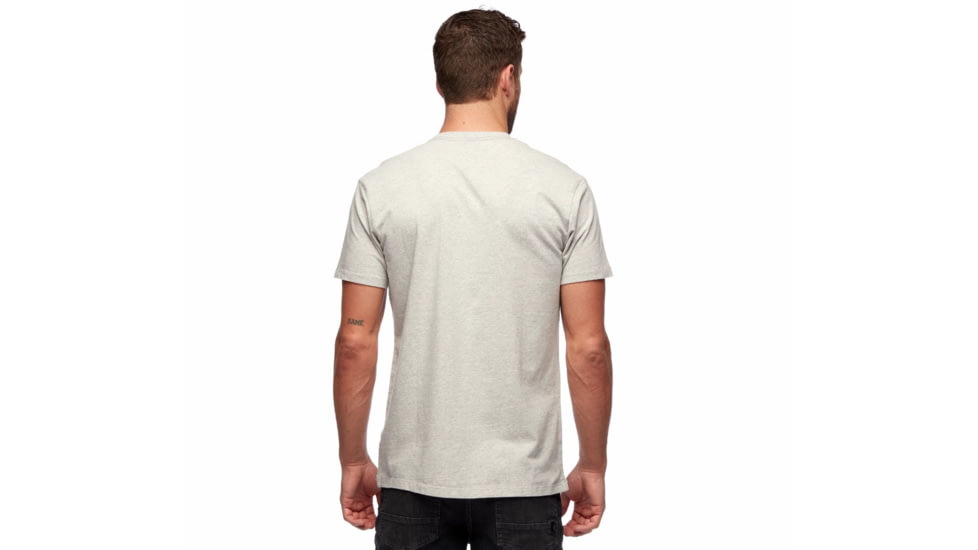 Black Diamond Hammered Tee - Mens, Nickel/Heather, Large, AP7300451015LRG1