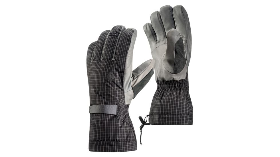Black Diamond Helio Gloves, Ash, Extra Small, BD801423ASH0XS-1