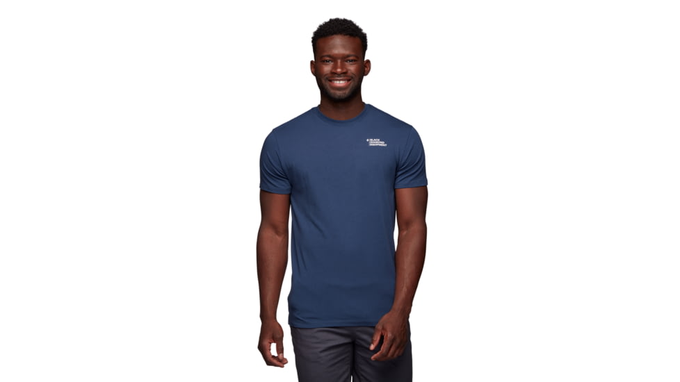 Black Diamond Heritage Equipment Short Sleeve Tee - Mens, Ink Blue, Large, AP7302314014LRG1