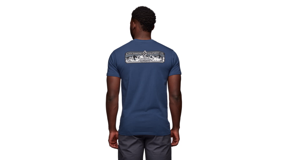 Black Diamond Heritage Equipment Short Sleeve Tee - Mens, Ink Blue, Large, AP7302314014LRG1