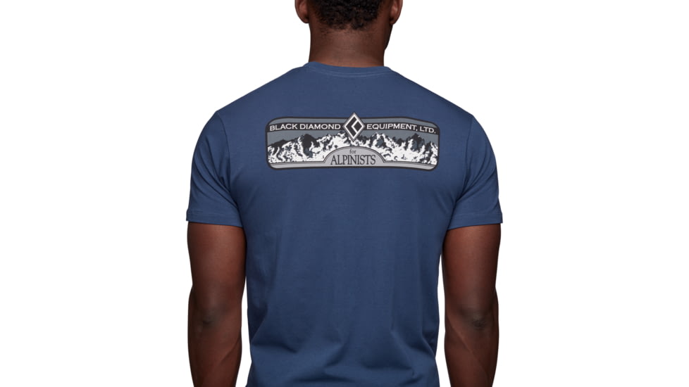 Black Diamond Heritage Equipment Short Sleeve Tee - Mens, Ink Blue, Large, AP7302314014LRG1