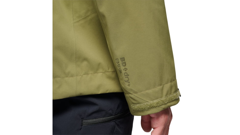 Black Diamond Highline Stretch Shell - Mens, Crag Green, Extra Large, AP7420103040XLG1