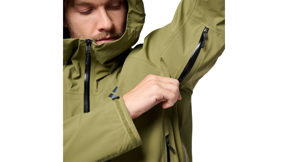 Black Diamond Highline Stretch Shell - Mens, Crag Green, Extra Large, AP7420103040XLG1