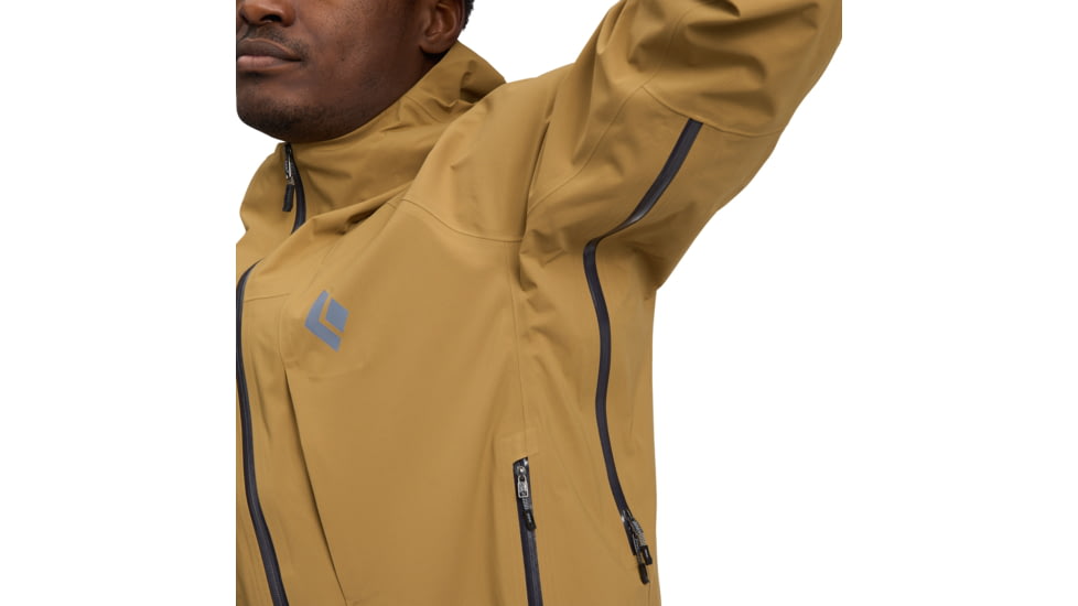 Black Diamond Highline Stretch Shell - Mens, Flax, Extra Large, AP7420102021XLG1