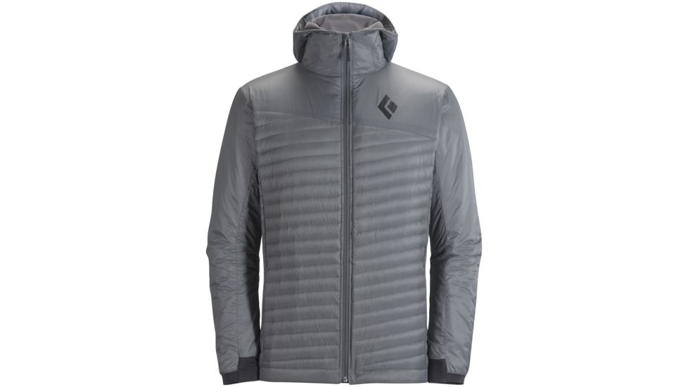 Black Diamond Hot Forge Hybrid Hoody - Men's-Nickel-Medium