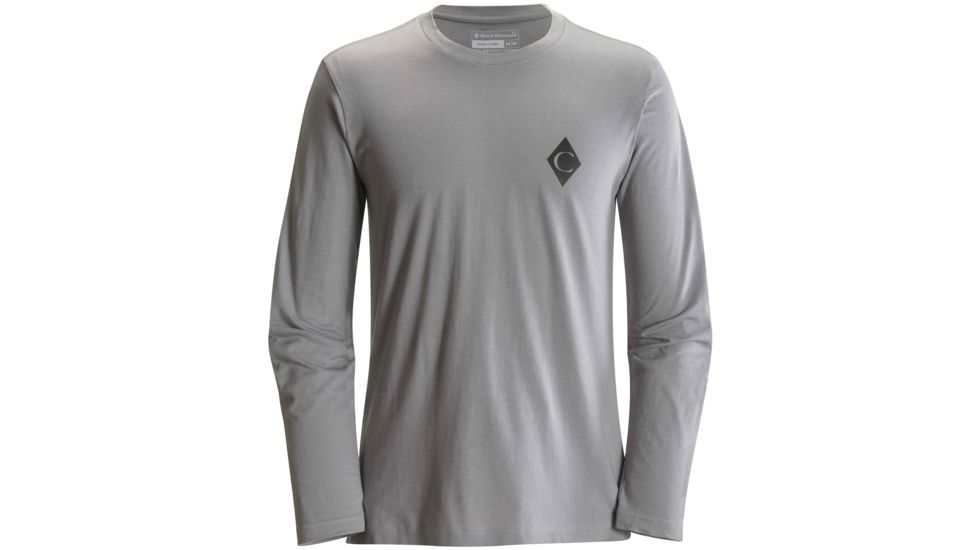 Black Diamond L/S Diamond C Tee - Men's-Nickel-Medium