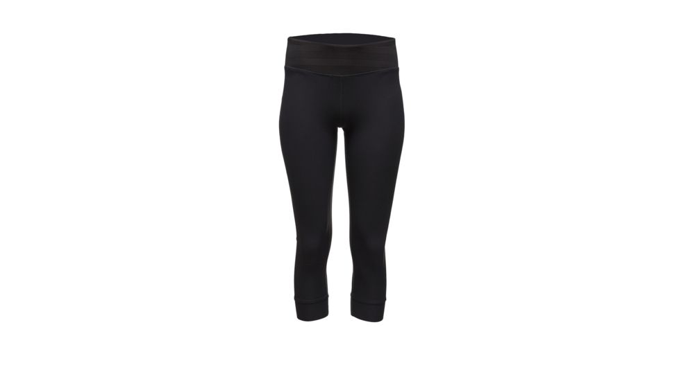 Black Diamond Levitation Womens Capris, Black, Extra Large, APR0U3015XLG1