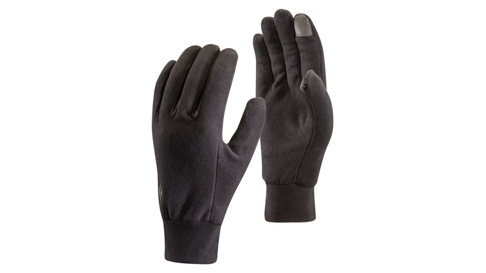Black Diamond LightWeight Fleece Glove - Unisex, Black, Large, BD801040BLAKLG 1