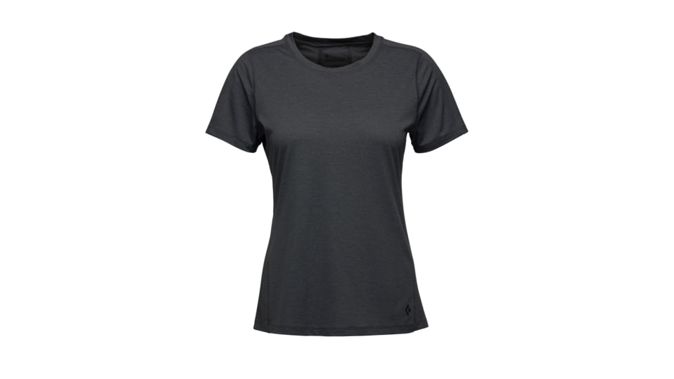 Black Diamond Lightwire Short Sleeve Tech Tee - Womens, Black, Large, AP7530080002LRG1