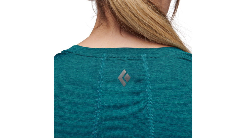 Black Diamond Lightwire Short Sleeve Tech Tee - Womens, Dark Caribbean, Small, AP7530084065SML1