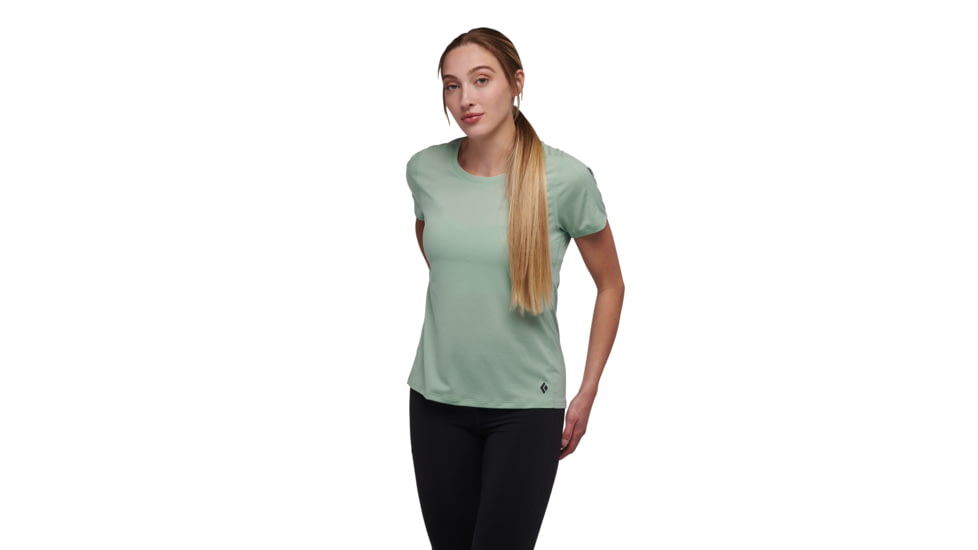 Black Diamond Lightwire Short Sleeve Tech Tee - Womens, Foam Green, 2XL, AP7530083041XXL1