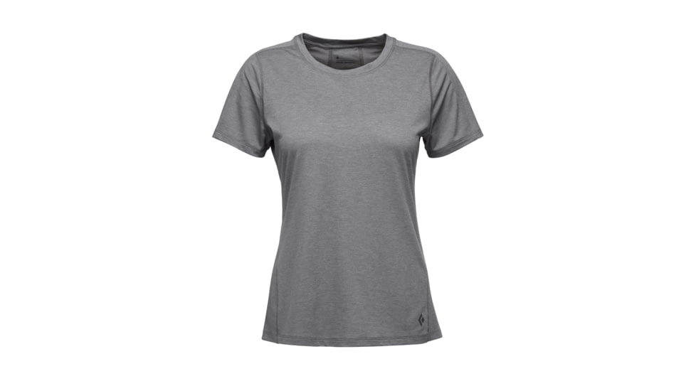 Black Diamond Lightwire Short Sleeve Tech Tee - Womens, Steel Grey, Extra Large, AP7530080034XLG1