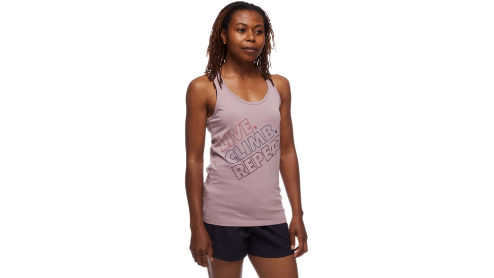 Black Diamond Live.Climb.Repeat. Tank - Womens, Wood Violet, Large, AP7301245010LRG1