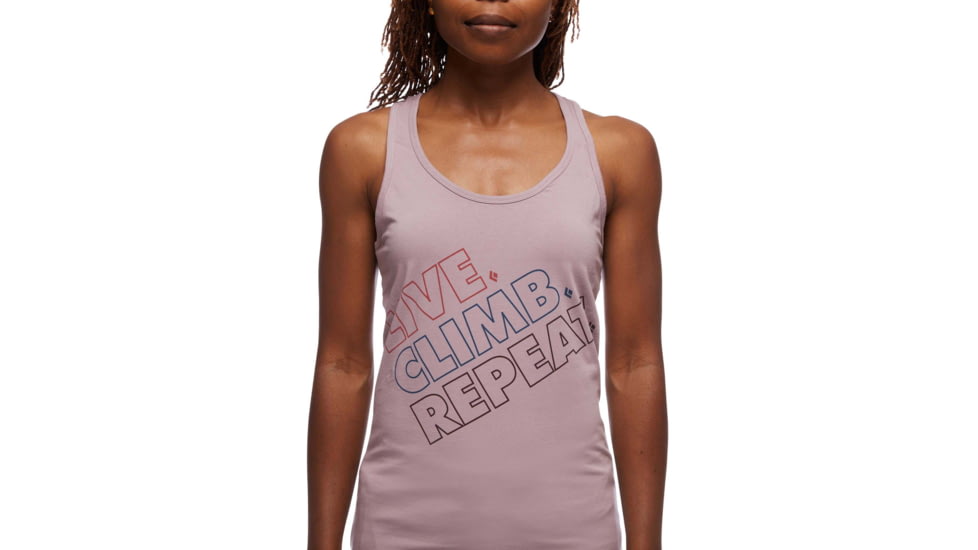 Black Diamond Live.Climb.Repeat. Tank - Womens, Wood Violet, Large, AP7301245010LRG1