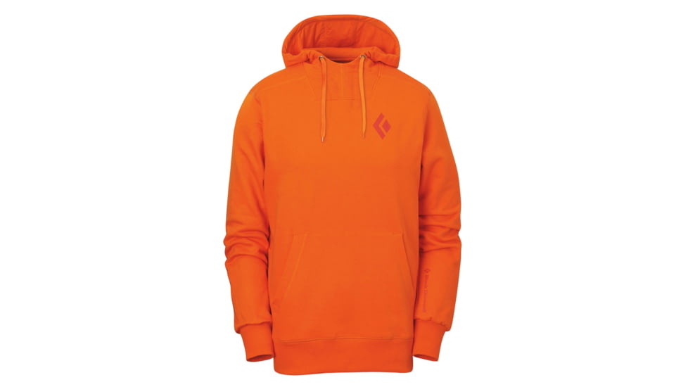 Black Diamond Logo Hoody - Men's-Vibrant Orange-Large