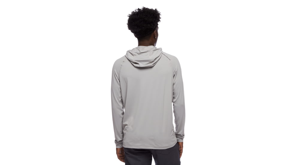 Black Diamond LS Alpenglohoody - Mens, Pewter, Extra Large, AP7520201016XLG1