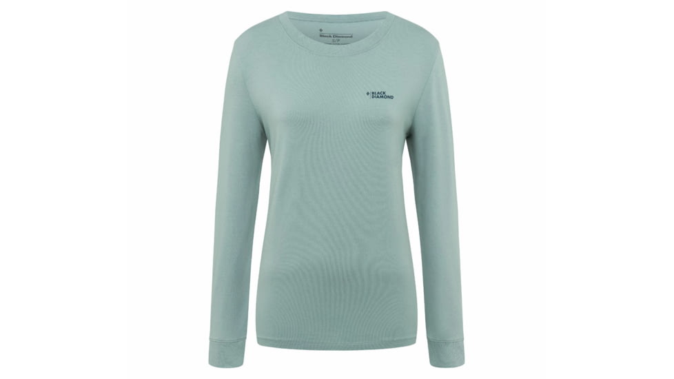 Black Diamond LS Forest Diamond Tee - Womens, Blue Ash, Extra Small, AP7300604006XSM1