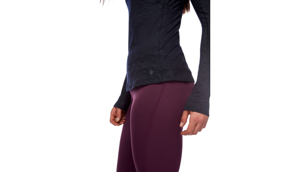 Black Diamond LS Rhythm Tee - Womens, Black, Extra Large, AP7520050002XLG1