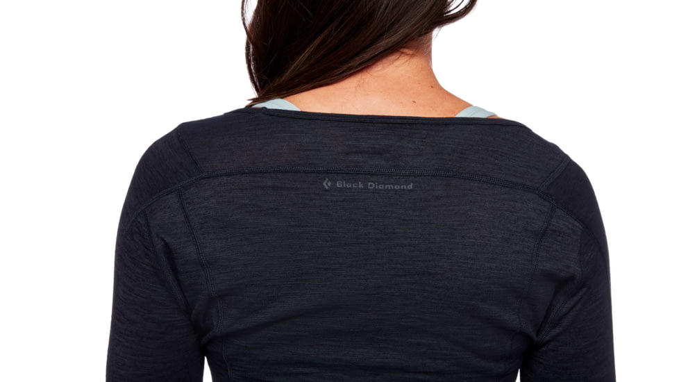 Black Diamond LS Rhythm Tee - Womens, Black, Extra Large, AP7520050002XLG1