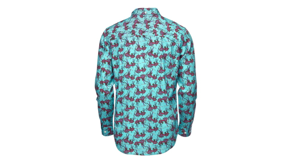Black Diamond Solution LS Shirt - Men's, Large, Gear Print, AP7530019104LRG1