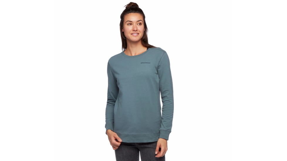 Black Diamond LS Vista Crew - Womens, Storm Blue, Extra Small, AP7300764030XSM1