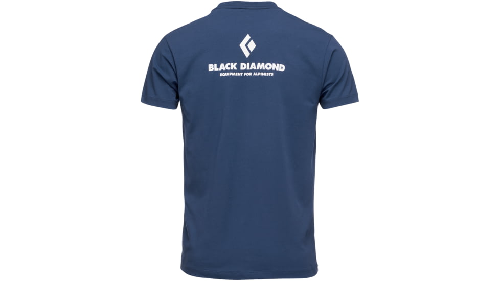 Black Diamond M SS Equipment For Alpinist T-Shirt - Mens, Extra Small, Ink Blue, APYL4X4014XSM1