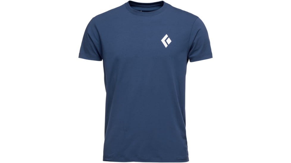 Black Diamond M SS Equipment For Alpinist T-Shirt - Mens, Extra Small, Ink Blue, APYL4X4014XSM1