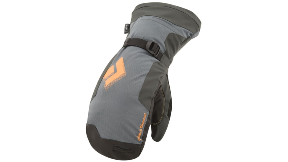 Black Diamond Mercury Mitt - Men's-Gun Metal-Small