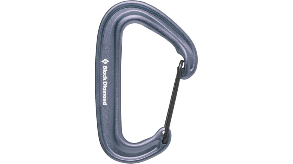 Black Diamond Miniwire Carabiner, Gray, BD2102351003ALL1