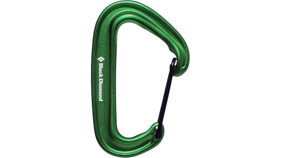 Black Diamond Miniwire Carabiner, Green, BD2102353005ALL1