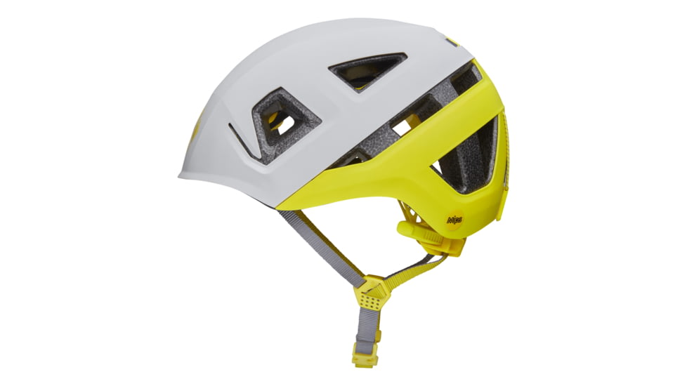 Black Diamond Mips Capitan Helmet - Kids, Alloy/Ultra Yellow, One Size, BD6202289371ALL1